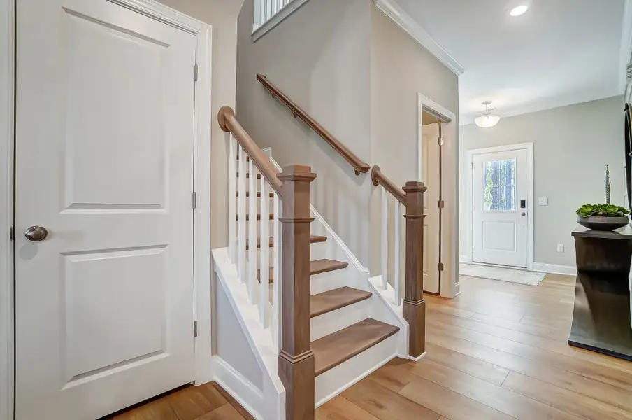 Representative furnished interior of a home built from the Roanoke by Caruso Homes in Sauls Landing, Zebulon (Image 7). Representative furnished interior of a home built from the Roanoke by Caruso Homes in Sauls Landing, Zebulon (Image 7).