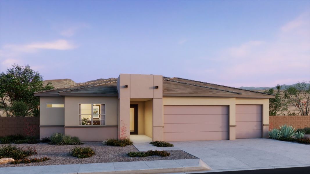 Representative exterior photo of a completed home built from the Forest by Mattamy Homes in Saguaro Reserve II, Marana, AZ (Image 2).