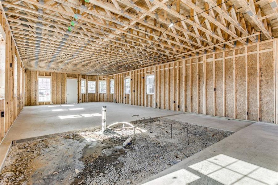 In-progress construction of a new home in , Coppell, TX (Image 17).