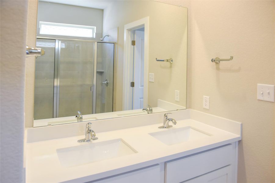 Primary Bath retreat with dual vanities Primary Bath retreat with dual vanities