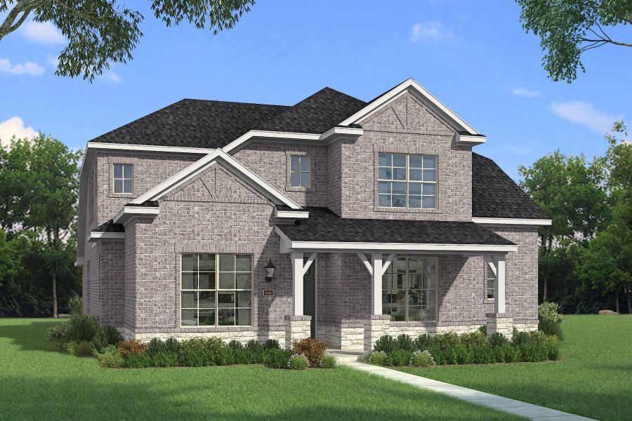 The Henley III - Hill Country Elevation
