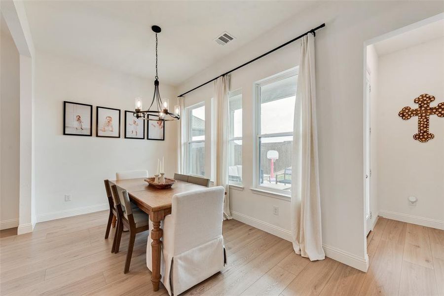 Furnished interior view inside a new home in , Aledo (Image 18).