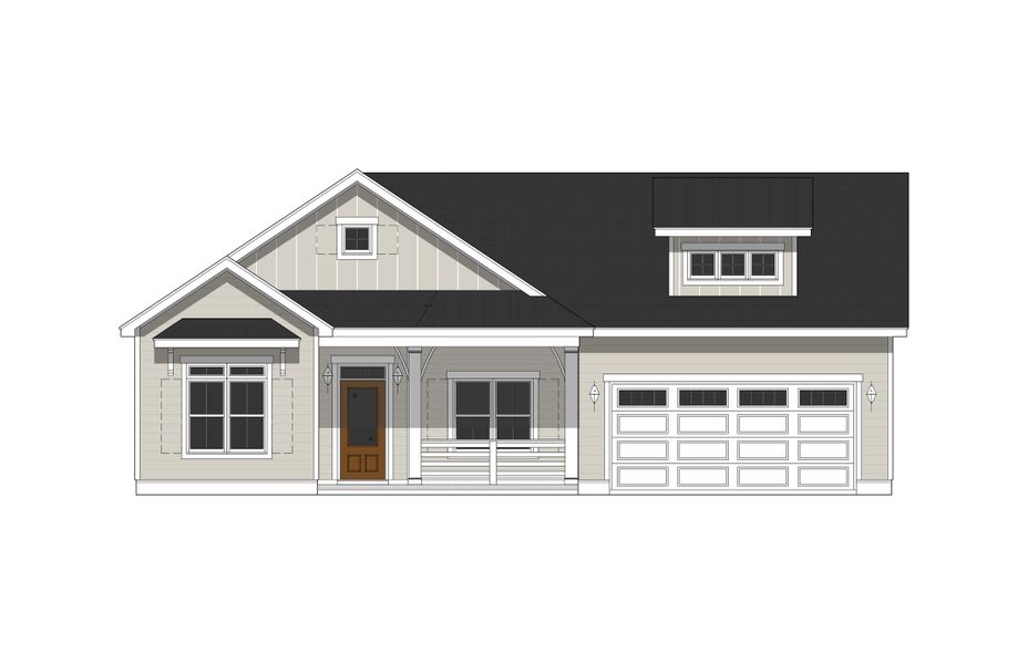 Representative exterior photo of a completed home built from the Lanai by Bill Clark Homes in Sidbury Landing, Wilmington, NC (Image 27).