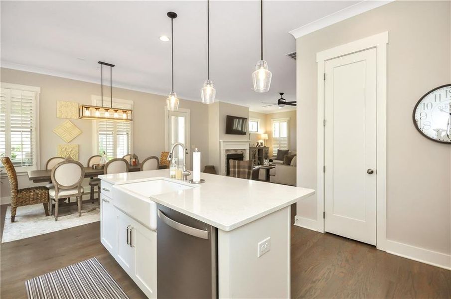 Furnished interior view inside a new home in , Woodstock (Image 15).