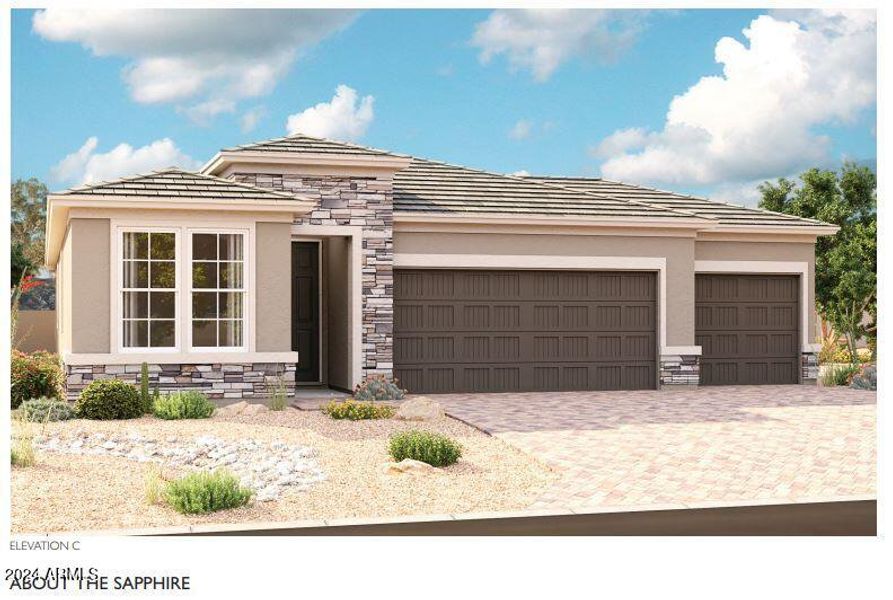 Lot 175 Saphire Exterior Elevation C