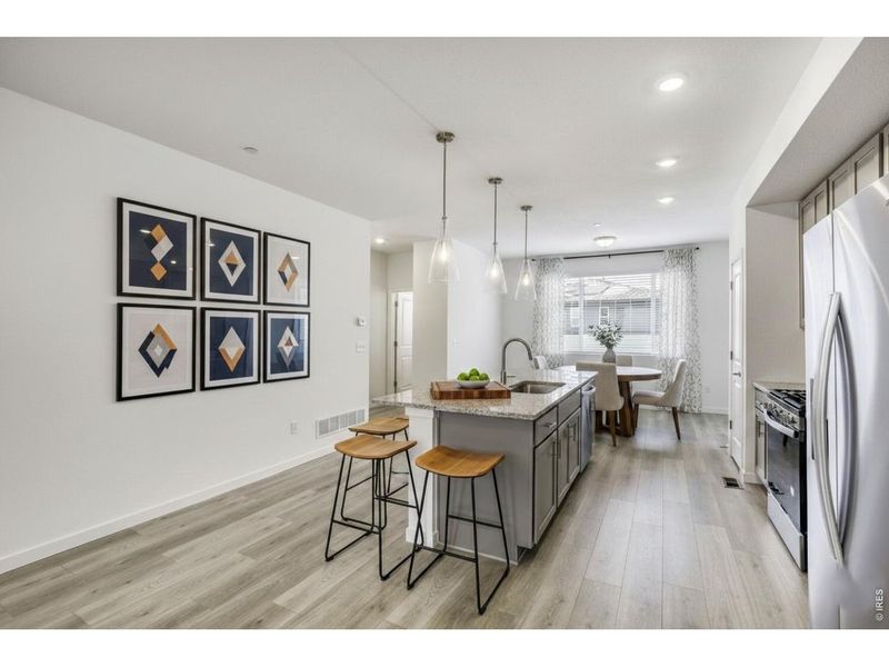 Furnished interior view inside a new home in , Fort Collins (Image 13). Furnished interior view inside a new home in , Fort Collins (Image 13).