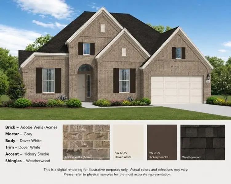 Sample of building materials used in homes in The Meadows at Imperial Oaks, Spring (Image 3). Sample of building materials used in homes in The Meadows at Imperial Oaks, Spring (Image 3).