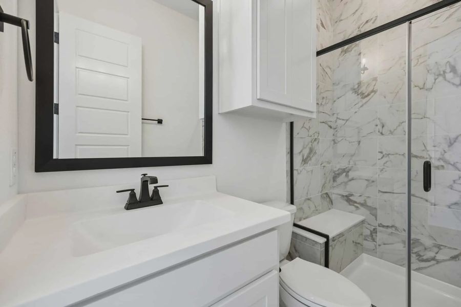 Representative furnished interior of a home built from the Sicily by Chesmar Homes in Lakeway Estates, Waxahachie (Image 6).