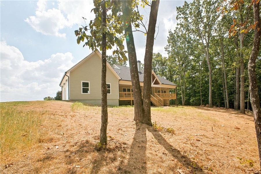 Exterior details and patio area of a home in , Cedartown (Image 3).
