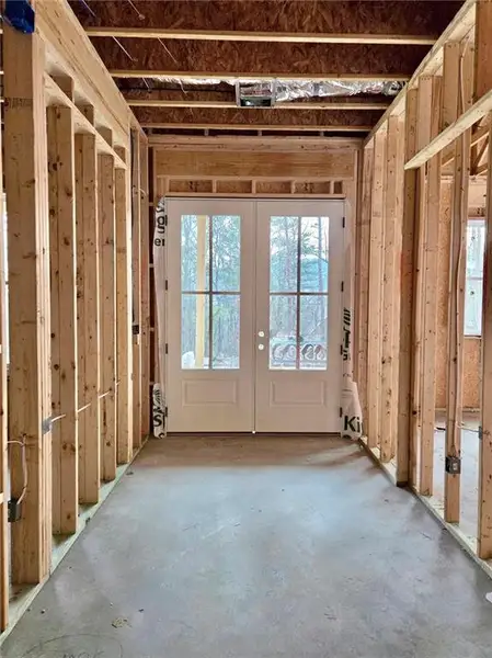 In-progress construction of a new home in , Waleska, GA (Image 6).