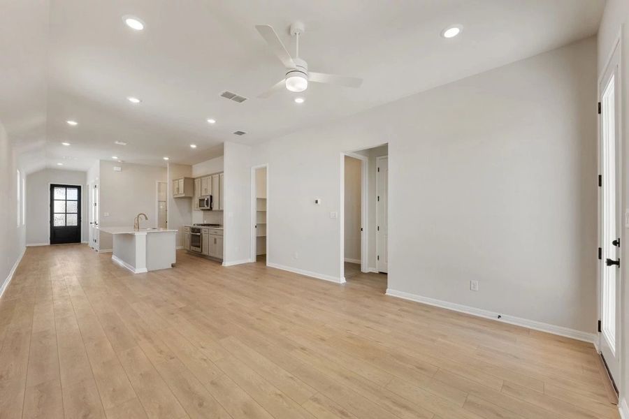 Family Room and Dining Area Family Room and Dining Area