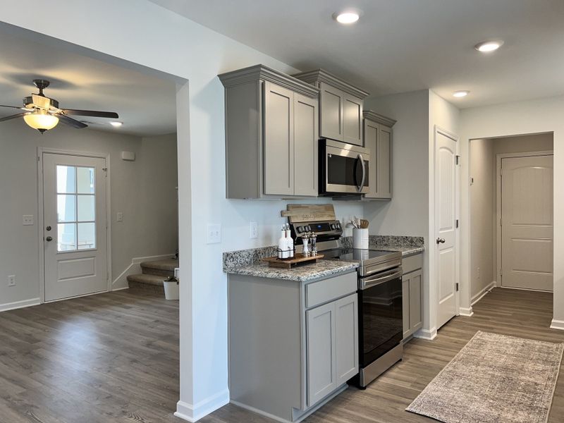 Furnished interior view inside a new home in Wheatfield, Shelbyville (Image 5).