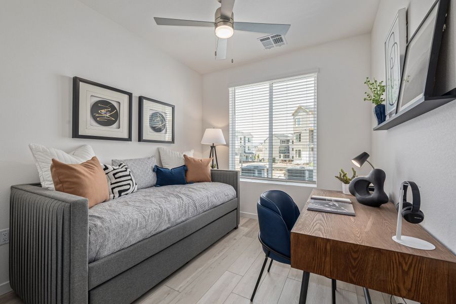 Furnished interior view inside a new home in The Residences at Victory Ridge, Colorado Springs (Image 21).