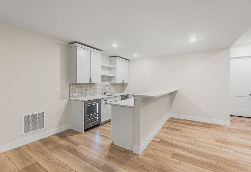 Homesite 3705 Wet Bar at Finished Basement - 11 of 13