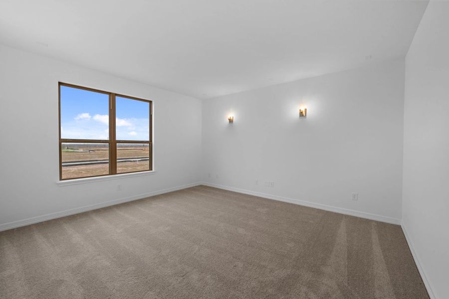 Upstairs loft. Sample product photo. Actual exterior and interior selections may vary by homesite. Photo may be virtually staged.