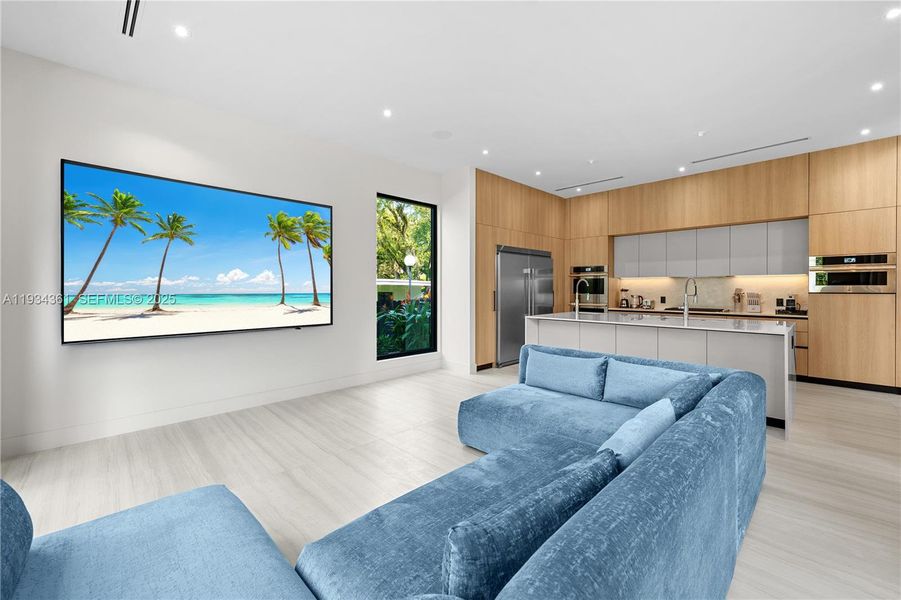 Furnished interior view inside a new home in , Miami (Image 41).