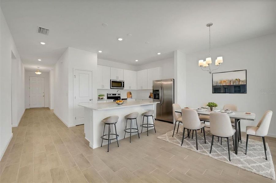 Furnished interior view inside a new home in Willowbrook North, Winter Haven (Image 7). Furnished interior view inside a new home in Willowbrook North, Winter Haven (Image 7).