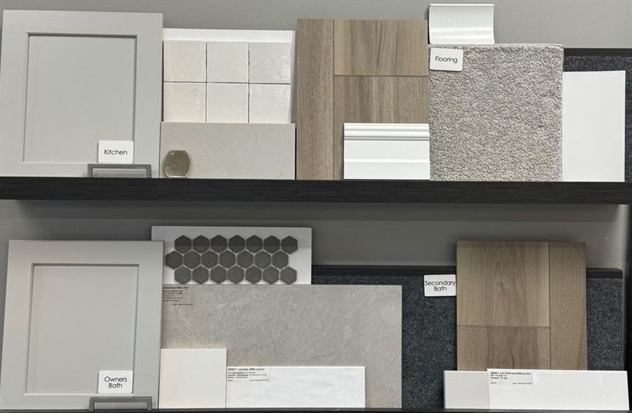 Design selections in home