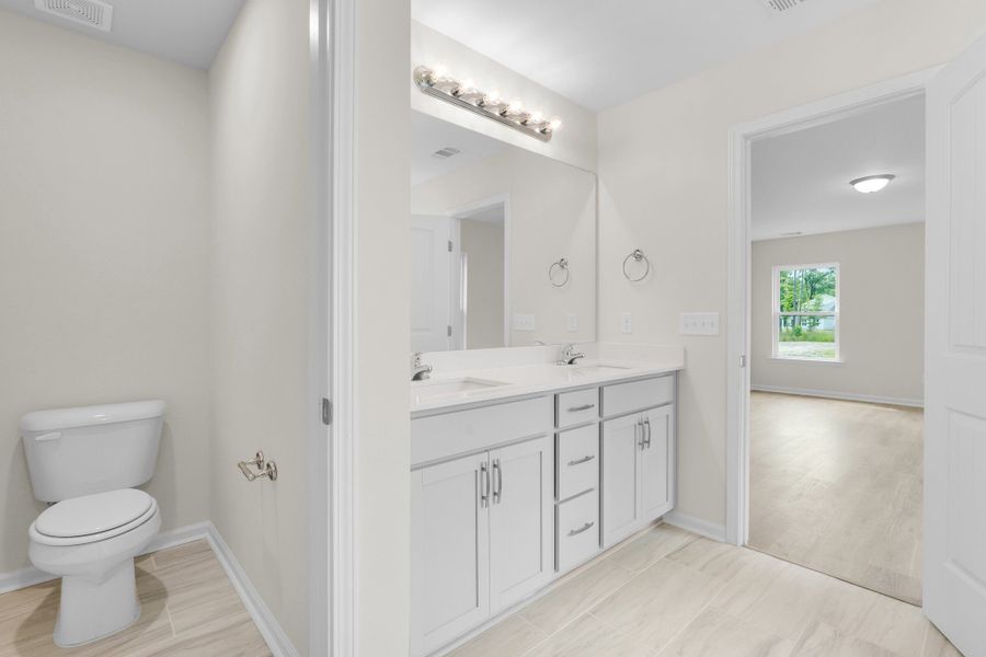 Furnished interior view inside a new home in Heritage at New Riverside, Bluffton (Image 9).