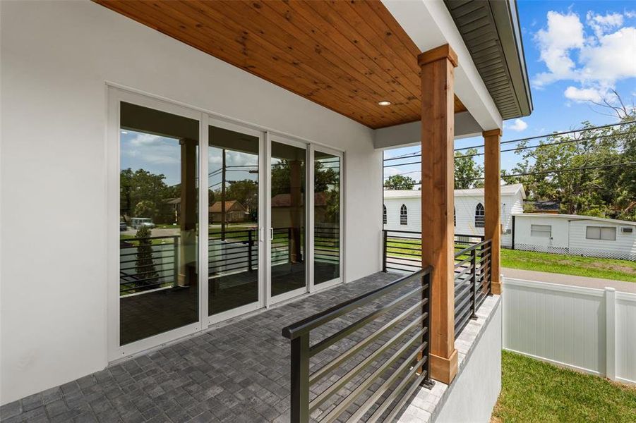 Exterior details and patio area of a home in , Tampa (Image 25). Exterior details and patio area of a home in , Tampa (Image 25).