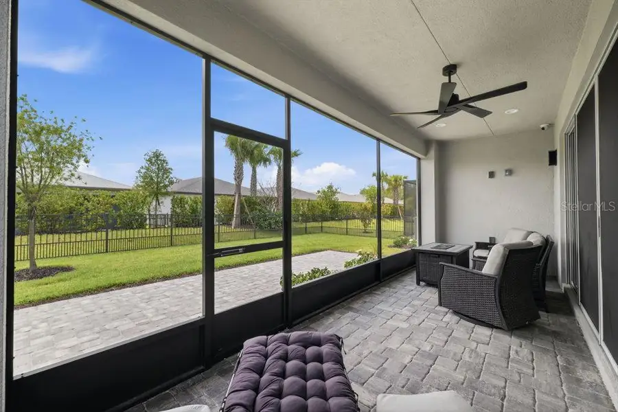 Exterior details and patio area of a home in , Wesley Chapel (Image 23).