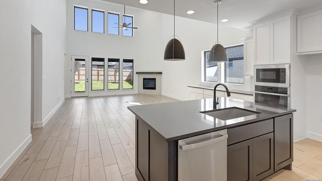 Furnished interior view inside a new home in Corley Farms, Boerne (Image 9).
