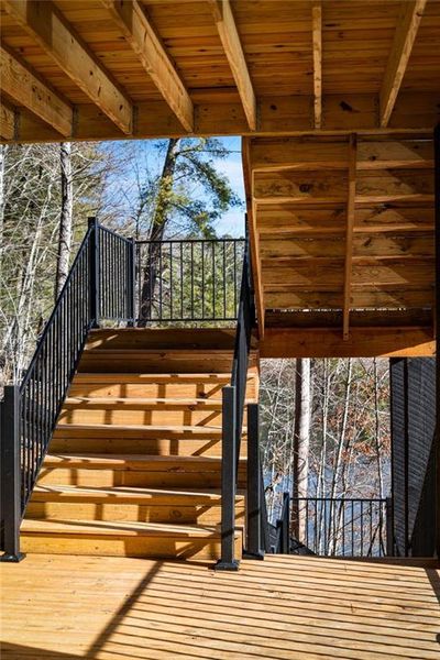 Exterior details and patio area of a home in , Blue Ridge (Image 31).