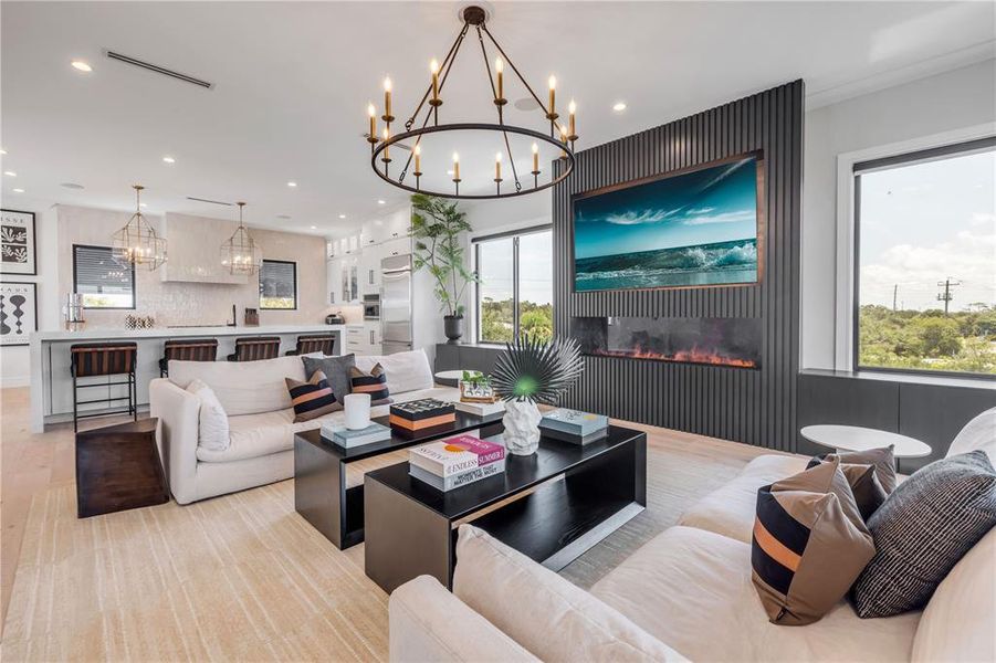 Furnished interior view inside a new home in , New Smyrna Beach (Image 45). Furnished interior view inside a new home in , New Smyrna Beach (Image 45).