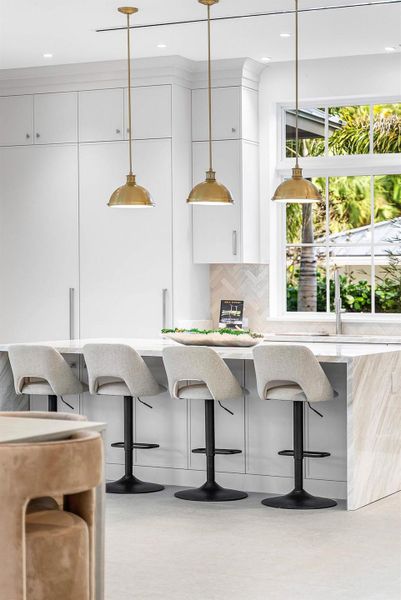 Furnished interior view inside a new home in , Delray Beach (Image 50).