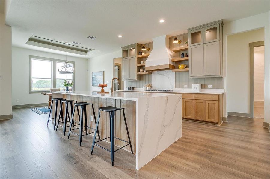 Furnished interior view inside a new home in , Waxahachie (Image 8).