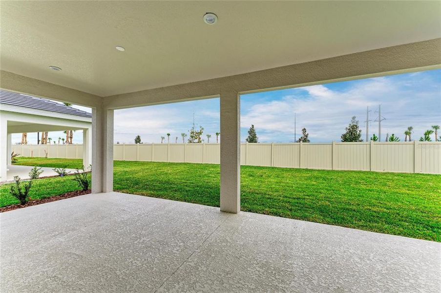 Exterior details and patio area of a home in Oakfield, Parrish (Image 3). Exterior details and patio area of a home in Oakfield, Parrish (Image 3).