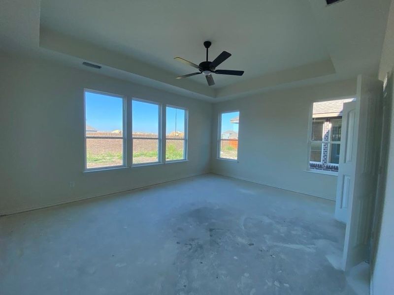 In-progress construction of a new home in Morningstar, Aledo, TX (Image 10).