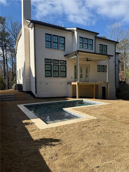 Exterior details and patio area of a home in , Atlanta (Image 4).