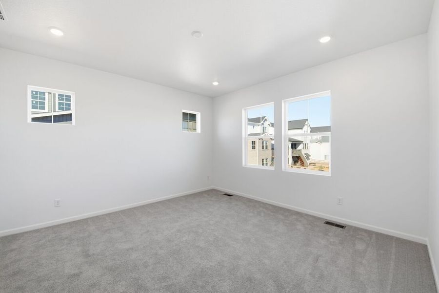 Spacious, unfurnished interior of a new home in Sterling Ranch Ascent Village, Littleton (Image 21). Spacious, unfurnished interior of a new home in Sterling Ranch Ascent Village, Littleton (Image 21).