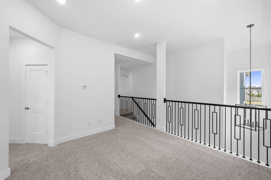 Spacious, unfurnished interior of a new home in Bridgeland, Cypress (Image 15). Spacious, unfurnished interior of a new home in Bridgeland, Cypress (Image 15).