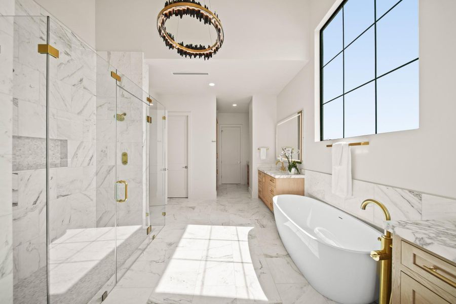 Furnished interior view inside a new home in Monet Estates, Sugar Land (Image 12).