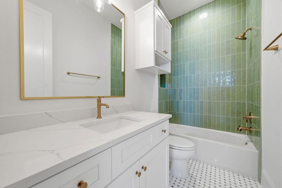 Furnished interior view inside a new home in , Houston (Image 31).