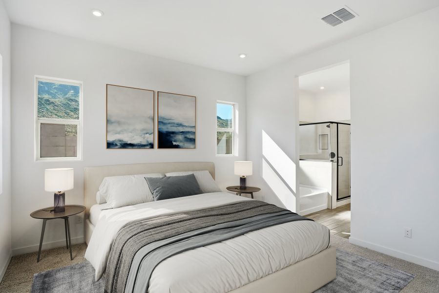 Furnished interior view inside a new home in Sanctuary, Phoenix (Image 10). Furnished interior view inside a new home in Sanctuary, Phoenix (Image 10).