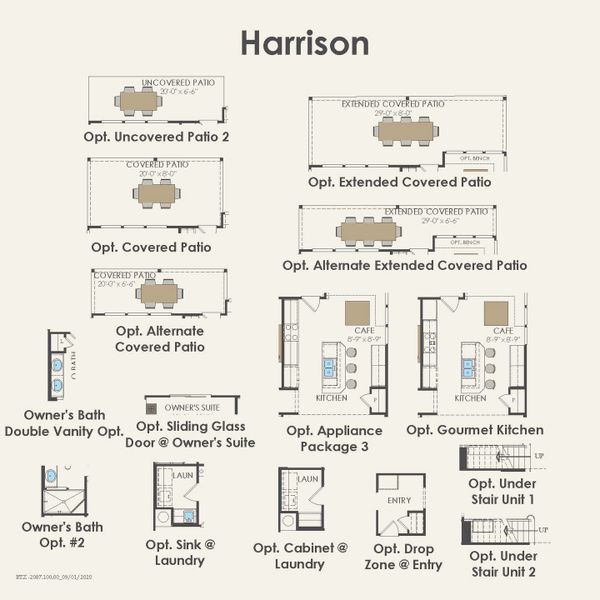 2D floor plan layout for the Harrison by Pulte Homes in Santa Rita Ranch, Liberty Hill, TX (Image 5). 2D floor plan layout for the Harrison by Pulte Homes in Santa Rita Ranch, Liberty Hill, TX (Image 5).