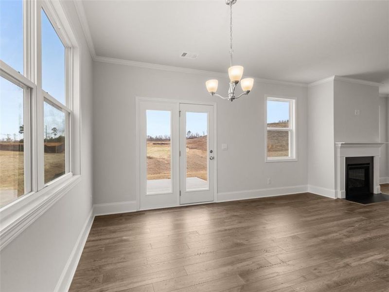 Spacious, unfurnished interior of a new home in Haven Abbey, Cumming (Image 17). Spacious, unfurnished interior of a new home in Haven Abbey, Cumming (Image 17).