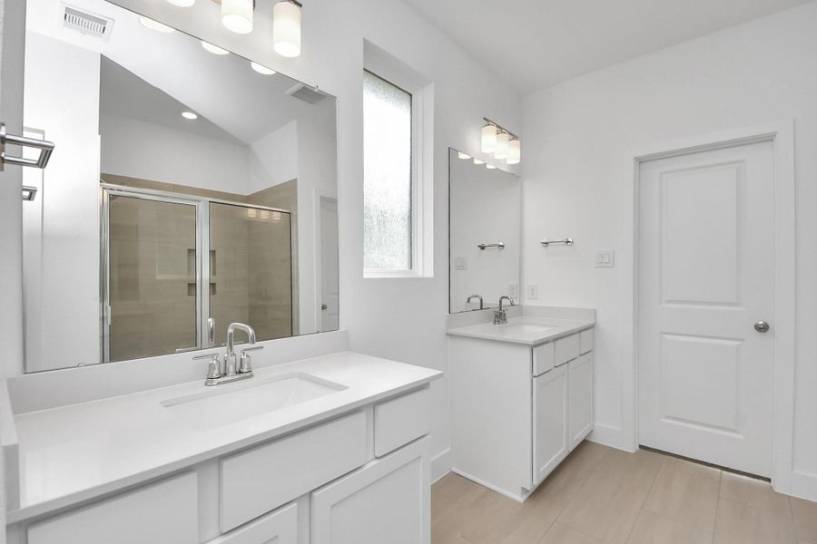 Furnished interior view inside a new home in The Canopies, Splendora (Image 5).