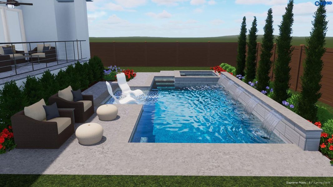 Furnished interior view inside a new home in , Bellaire (Image 5). Furnished interior view inside a new home in , Bellaire (Image 5).