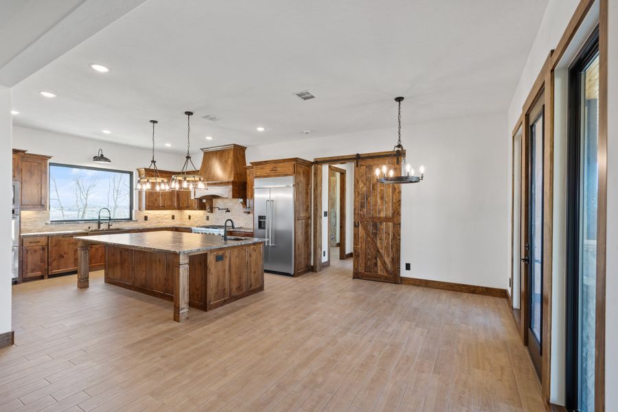 Furnished interior view inside a new home in Santana Ridge, Weatherford (Image 3).