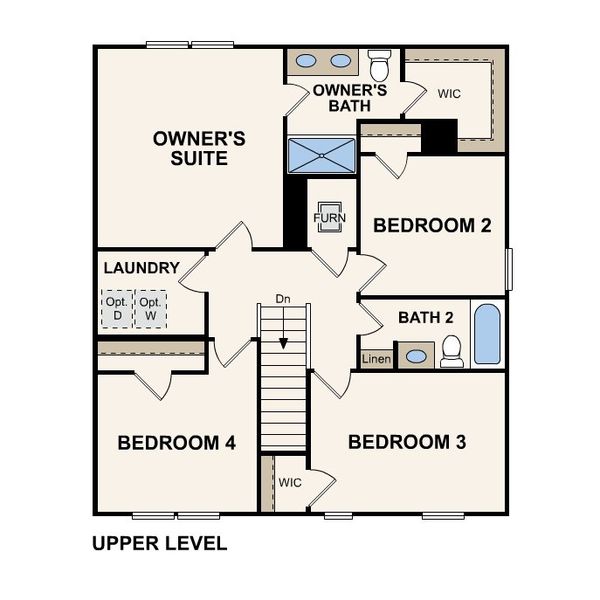 2D floor plan layout of this home in Harris Landing, Grifton, NC (Image 3).
