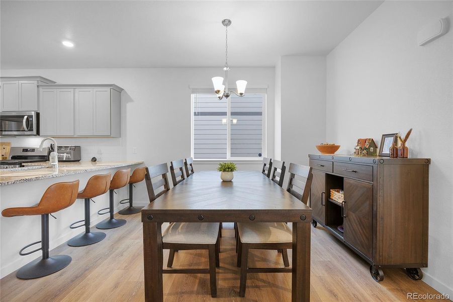 Your dedicated dining room for ease of entertaining or dining.