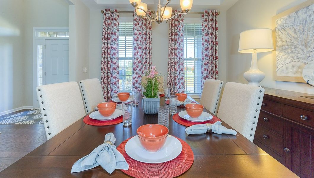 Representative furnished interior of a home built from the Fleetwood by D.R. Horton in Chumley Estates, Reidville (Image 16). Representative furnished interior of a home built from the Fleetwood by D.R. Horton in Chumley Estates, Reidville (Image 16).