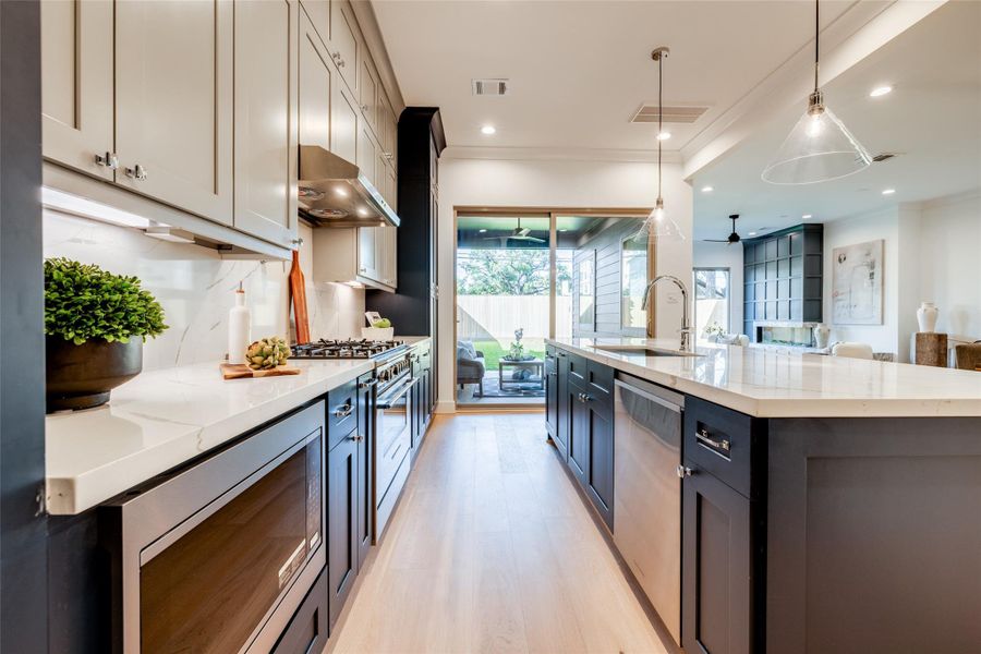 Furnished interior view inside a new home in , Houston (Image 14).