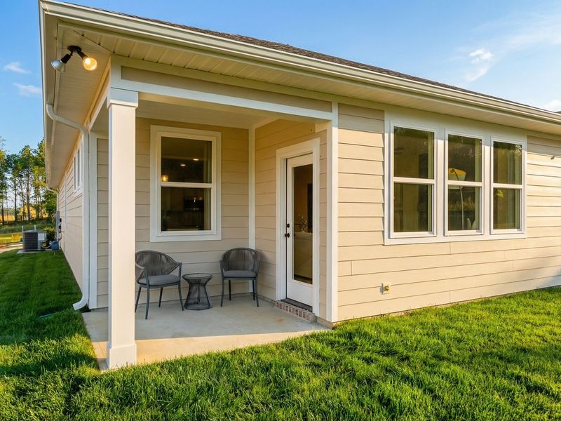 Representative exterior details of a home built from the The Laurel J by Davidson Homes LLC in Bailey Park, Fayetteville (Image 3).