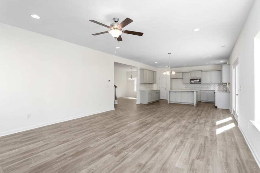 Representative furnished interior of a home built from the Fairfield by Keystone Homes NC in Royal Pines, Trinity (Image 20).