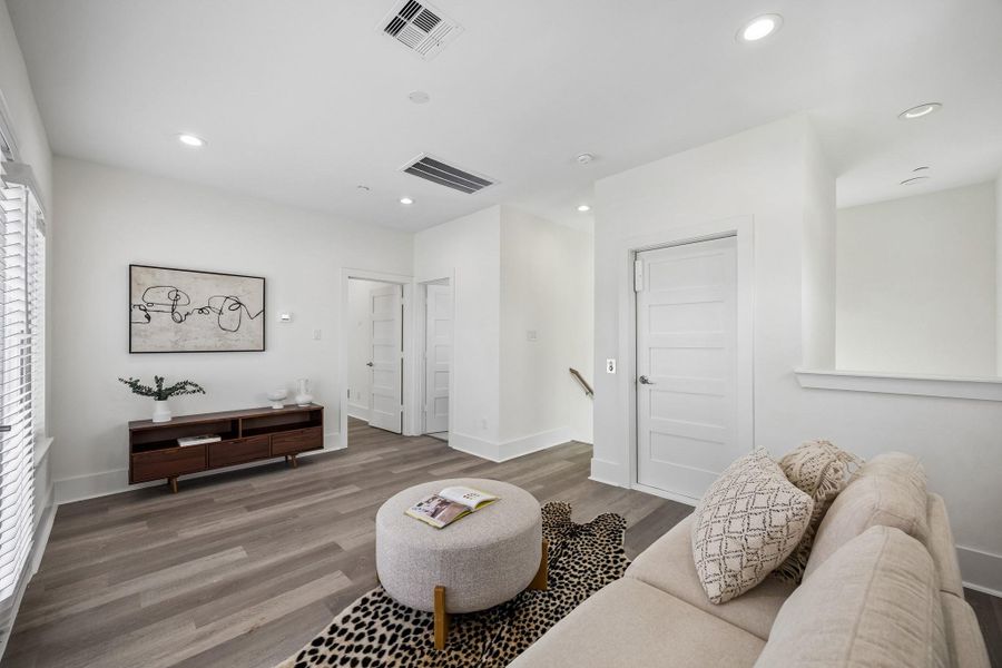 Fourth floor family room is easily accessed by the elevator! Fourth floor family room is easily accessed by the elevator!